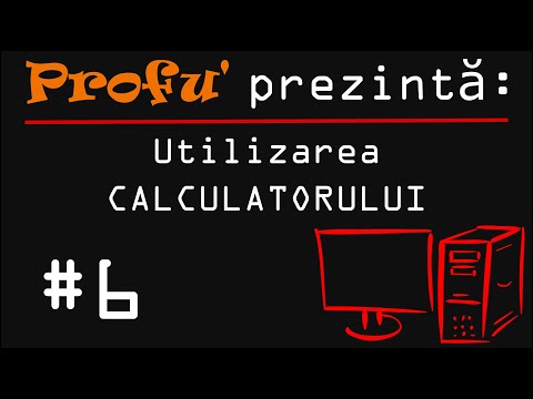 Utilizarea Calculatoarelor - incepatori - Curs 6: Video
