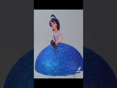 Disney Princess Jasmin cake decoration💙💙