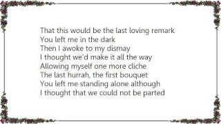 Elvis Costello - You Left Me in the Dark Lyrics