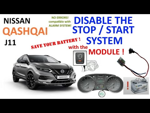 Nissan Qashqai J11: disable the STOP/START system with the S/S module (also for Xtrail!)