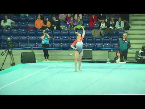 Laney Madsen Euro qualifications FX 2019 - 12.2