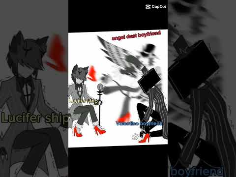 them vs there boyfriend🌸✨ #short #hazbinhotel #huskdust #radioapple #staticmouth #ship