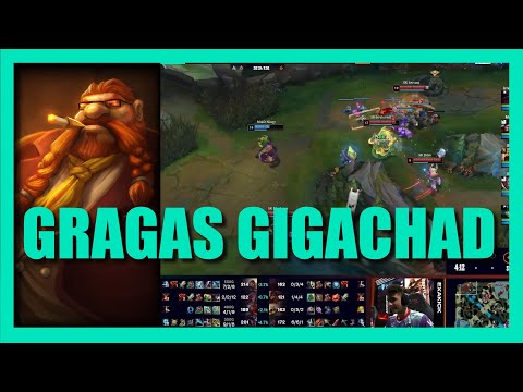 MAD Nisqy GIGACHAD Gragas outplays 4 people in LEC