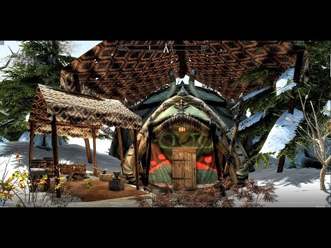 Shiva's Yurt - Yurt Playerhome on Solstheim - Skyrim Special Edition House Mod