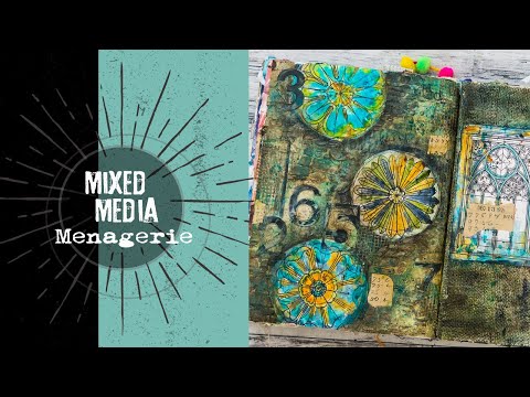 Mixed Media Menagerie Challenge - August 2021 - Nicole Watson Art