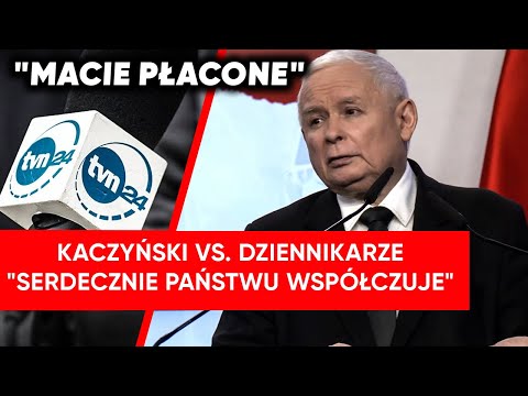 Kaczyński nie wytrzymał z dziennikarzami. Wyszedł z konferencji!