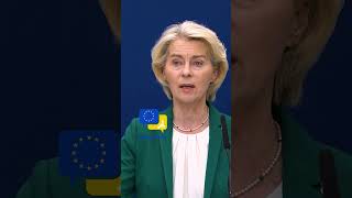 Download lagu Von der Leyen Vows Europe Will Not Stop Until Russia Stops Killing Ukrainians mp3
