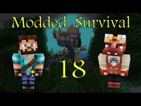 Minecraft: Modded Survival Ep.18 - Hand Cannon