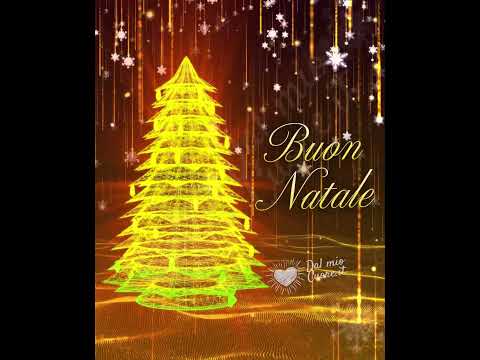 Buon Natale Video e GIF con albero, luci e musiche