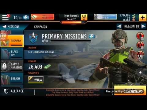 Kill Shot Bravo Region 18/1 Primary Mission Complete