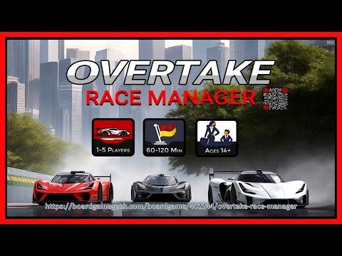 Overtake: Race Manager - Narrative Board Game Pitch Video