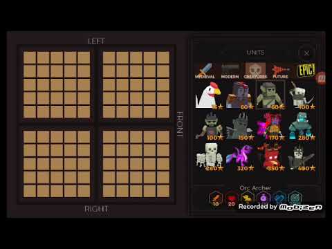 Tactical Battle Simulator Skeleton Army vs Orc Army