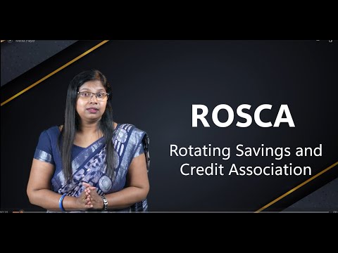 ROSCA Rotating Savings and Credit Association Model