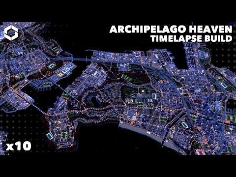 Archipelago Heaven Metropolis Timelapse Build | Cities Skylines 2 | Good Life Music Mix