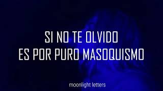 MASOQUISMO- EIZA GONZALEZ (LETRA)