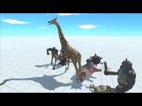 Tawuran All mutant primates vs modern mammals - animal revolt battle Simulator