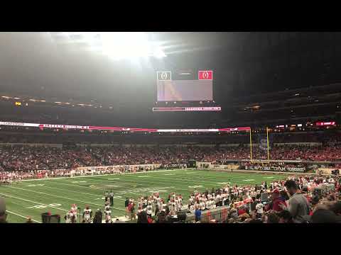 Alabama vs Georgia National championship pregame