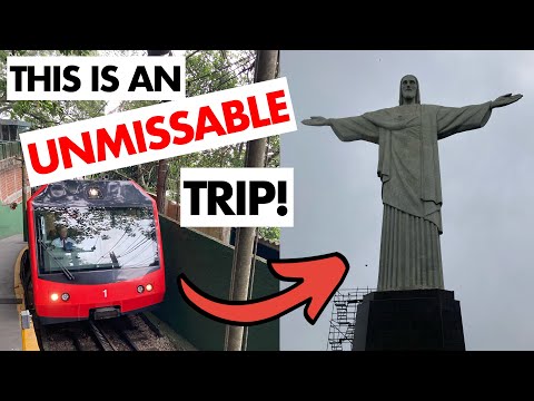 Riding the Train to Christ the Redeemer, Corcovado, Rio de Janeiro, Brazil