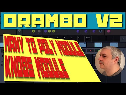 BeepStreet Drambo v2 - Demo / Tutorial 78: Introduction to Many to Poly and Knobs Modules