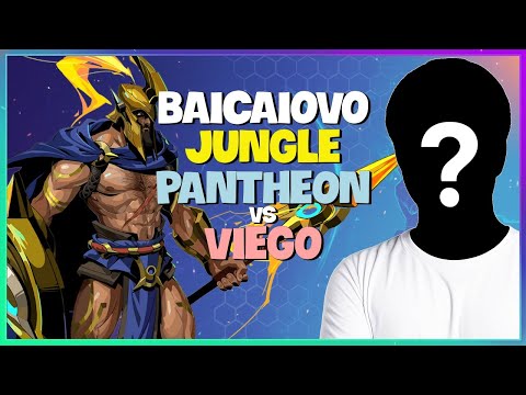 Baicaiovo's Challenger Pantheon: PERFECT Jungle Pathing & Gank Timing! Engsub
