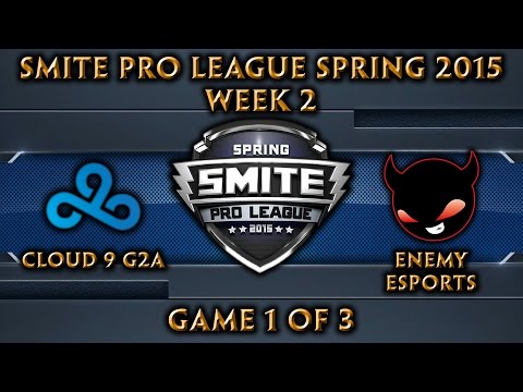 Smite Pro League: NA Week 2 - Cloud 9 g2a vs. Enemy eSports (Game 1 of 3)