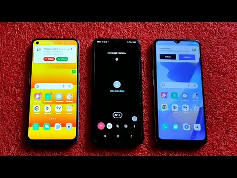 2 OPPO VS SAMSUNG google meet video call group & incoming call