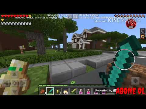 Elmas Kılıç fabrikası yaptık/Minecraft