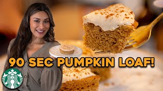 Starbucks Pumpkin Loaf in 90 SECONDS!