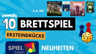 Brettspieleindrücke 10 gespielte Brettspiele - SPIEL 25