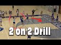 2 on 2 Basketball Drill - 