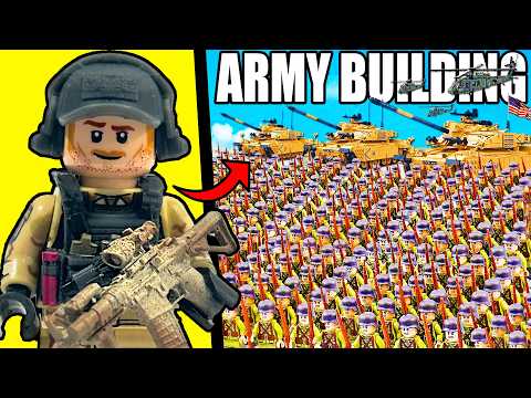 Building the Largest LEGO ARMY in 7 Days…