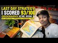 LAST MINUTE STRATEGY GEOGRAPHY ICSE 2026 MAP AND IMPORTANT CHAPTERS Icse Icse2026