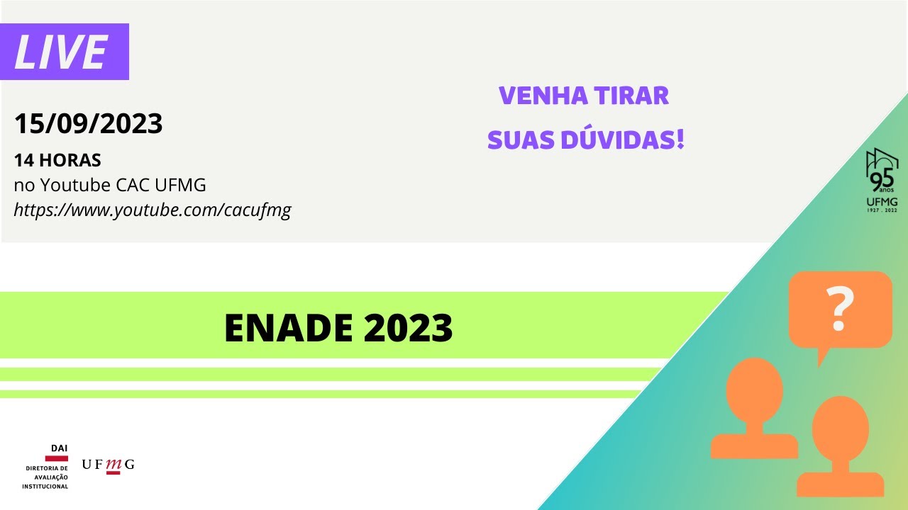 Enade 2023 - Orientações aos estudantes concluintes inscritos