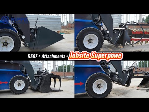 Rippa RS07 Skid Steer – Compact Cab & Ultimate Versatility for Any Task!#skidsteer #rippa