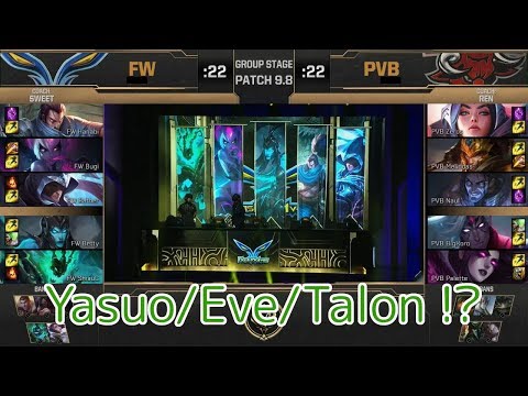 [!?]FW(Bugi イブリン) VS PVB(Zeros イレリア) D5G5 - MSI 2019 Group Stage