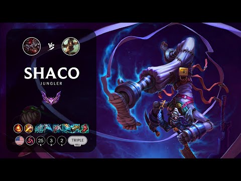 Shaco Jungle vs Nidalee - NA Master Patch 13.11