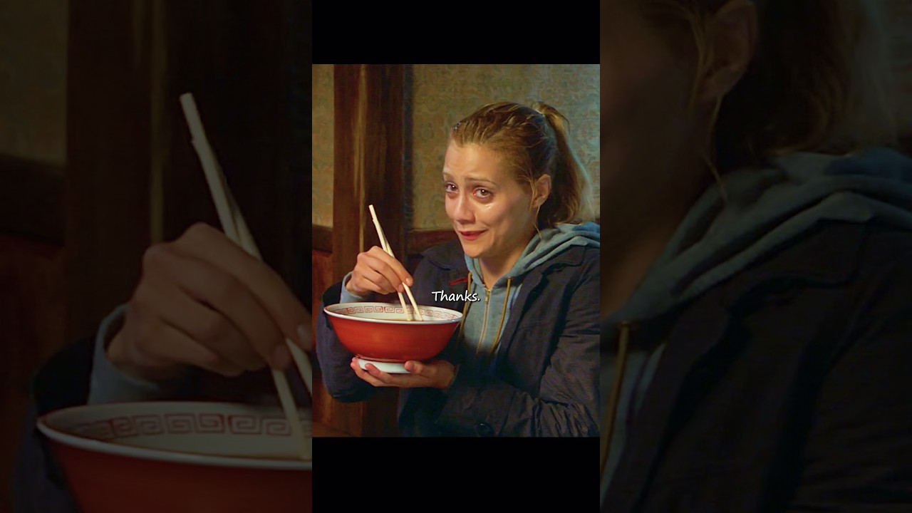 The kind boss treated her to a free bowl of noodles#shorts