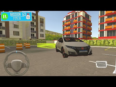 Roundabout 2 A Real City simulator Honda Civic car #11