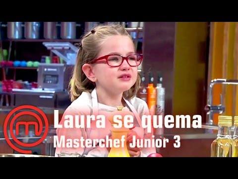 Laura se quema | MasterChef Junior 3 | Programa 5