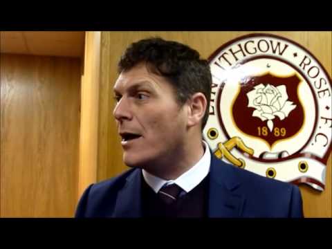 Linlithgow Rose v Musselburgh Athletic - 11/04/15 - Interview