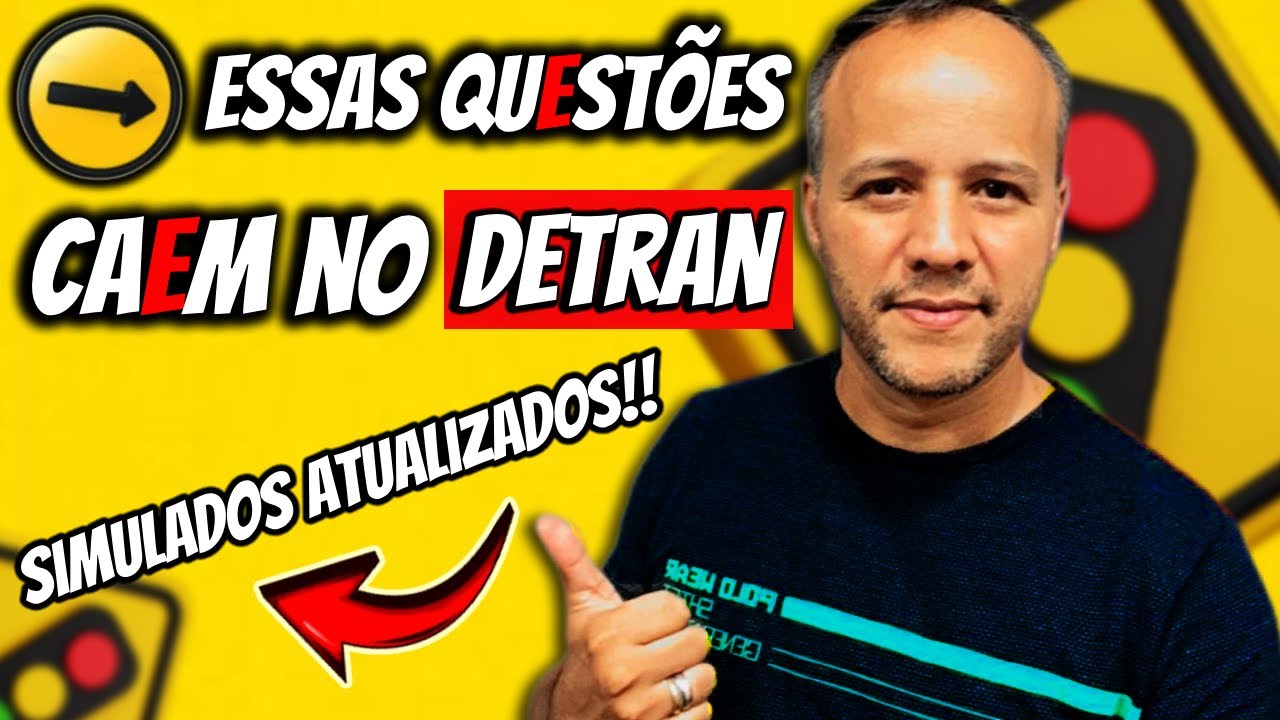 LEGISLAÇÃO DE TRÂNSITO  SIMULADO DE TRINTA QUESTÕES DO DETRAN 2024  REVISÃO DE PROVA DO DETRAN 2024