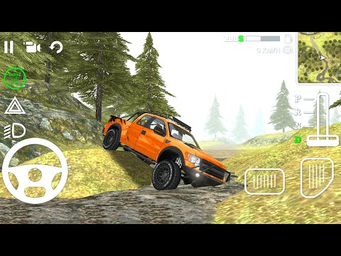 Powerful 4x4 Offroading SUV Jeep Driving In Hill Drain–Off-Road Forest Android Gameplay | BAMG Games