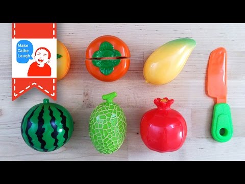 Velcro Fruit Toy Cutting Plastic Playset for teaching fruits to children 2