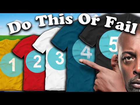 Top 5 Things You ACTUALLY Need To Start A T-Shirt Business