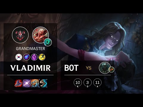 Vladimir Bot vs Pyke - KR Grandmaster Patch 10.15