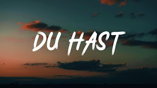 Rammstein - Du Hast English/Deutsch (lyrics)