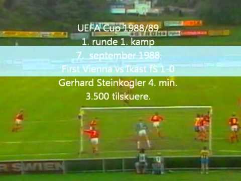 UEFA Cup 1988/89 Ikast vs Vienna