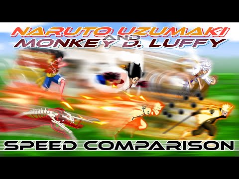 Naruto vs Luffy Speed Comparison