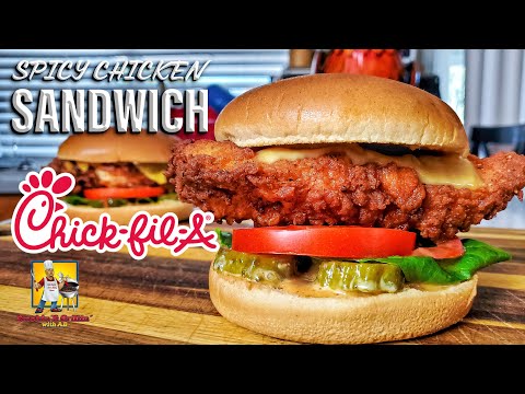 Chick fil A Spicy Chicken Sandwich Recipe | Copycat Recipe