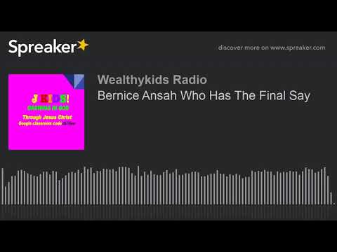 Thumbnail for Who has the final say video